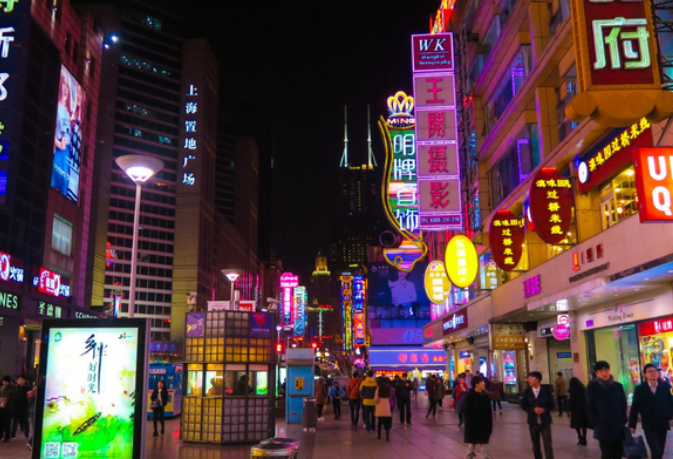 上海南京路步行街商铺