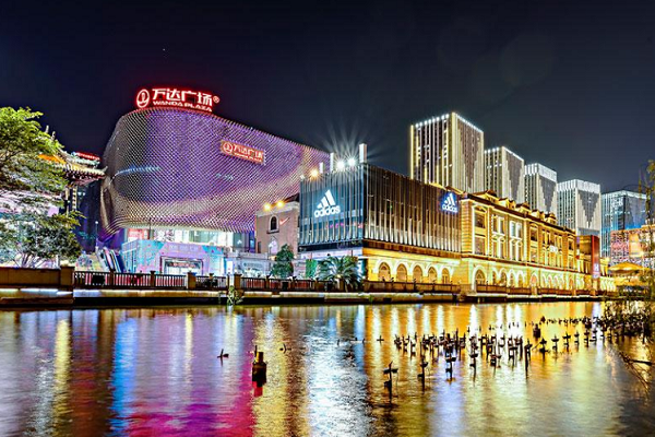 通州万达广场夜景图片